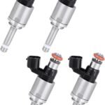 4Pcs ANGLEWIDE 6 Holes Fuel Injectors Fit for 2014 2015 2016 2017 2018 for Mazda 3,2014 2015 2016 for Mazda 6,2015 2016 for Mazda CX-5,2016 for Mazda CX-9 Replace PY0113250,FJ1288