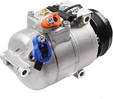Air Conditioning Compressor with A/C Clutch Compatible with 1999-2000 for BMW for 323i 2.5L AC Compressor Kit for 78396 - Image 2